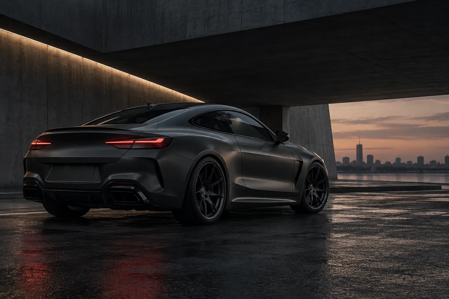 BMW M4 Competition in the NOIR detailing studio