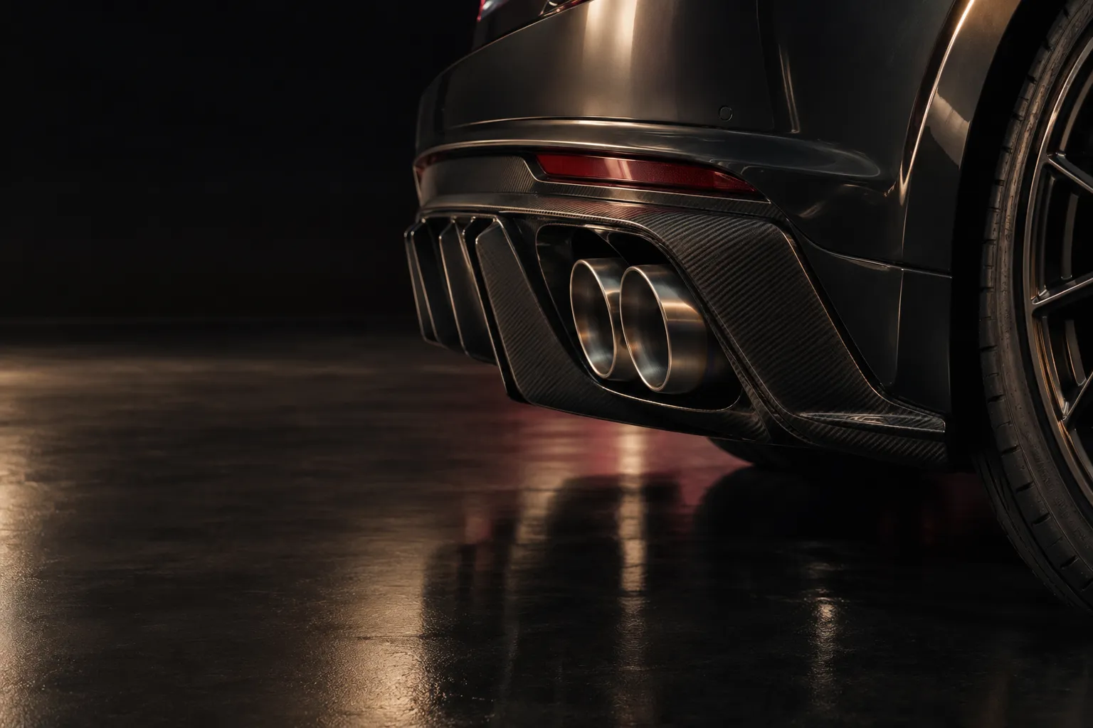 Performance-focused work on a road car